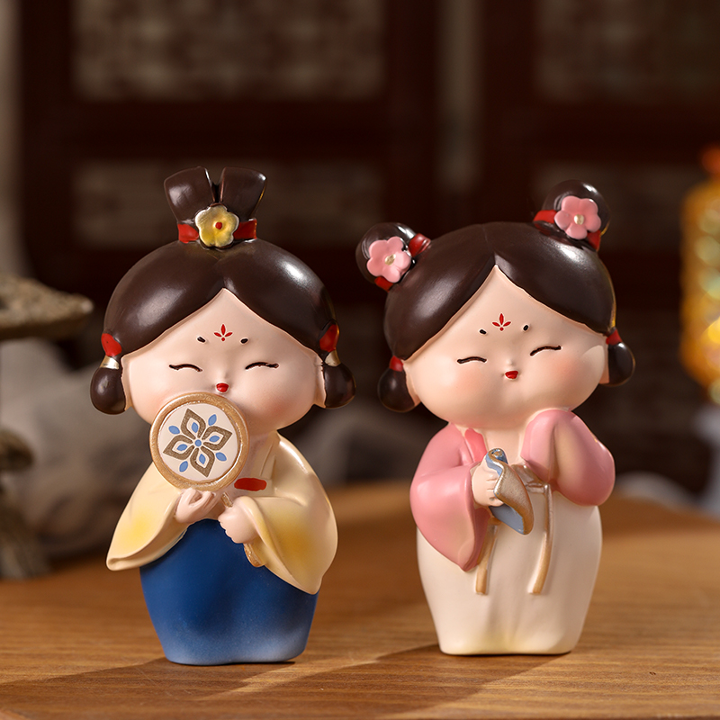 唐仕女摆件冰箱贴磁贴2025新款