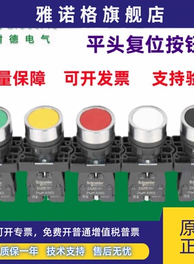 原装施耐德按钮开关XA2EA31/41/51/61 ZA2EE101/102/22mm自复位