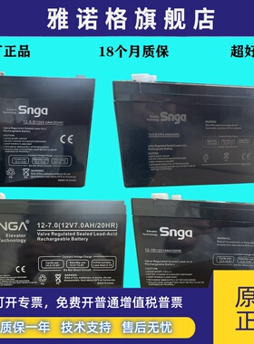 SNGA蓄电池6-FM-7 12V5AH7AH8AH10AH17AH电梯ARD应急平层装置电池
