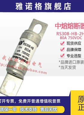 中熔保险 RS308-HB-2H 32-40-50-63-80A-100-125-160-200A 750Vdc