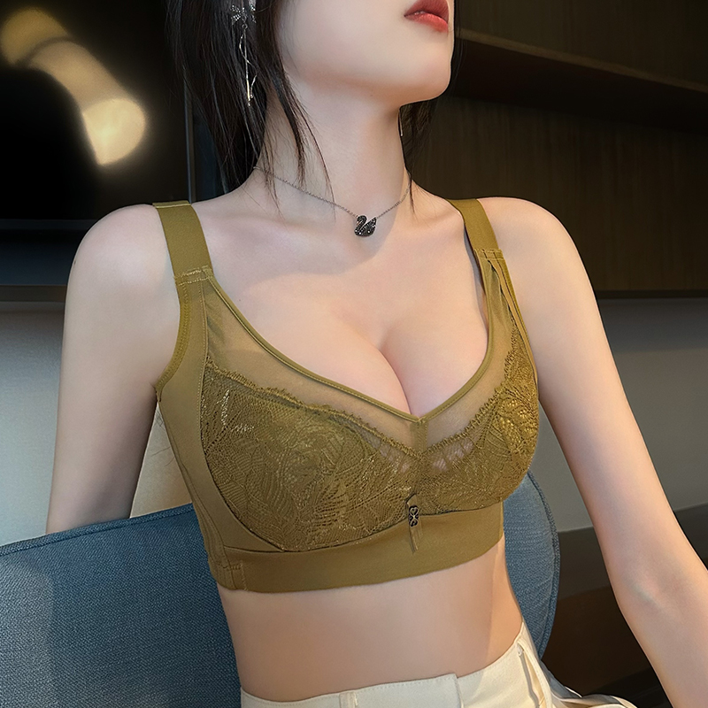 卉岩大胸显小软钢圈防下垂收副乳