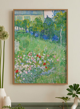 梵高莫奈沙发背景墙挂画电表箱客厅装饰画壁画卧室抽象艺术油画
