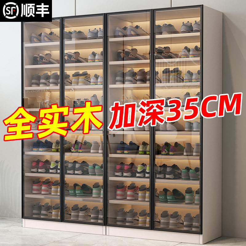 实木鞋柜2025新款入户玄关柜图片