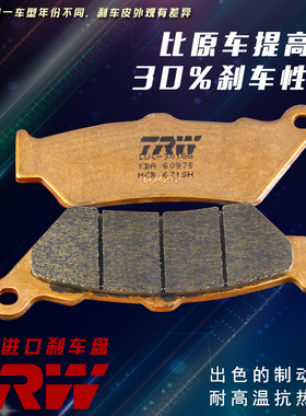 TRW宝马摩托车水冷R1200GS1250GSF750850GSADVK1600GTL水鸟刹车片