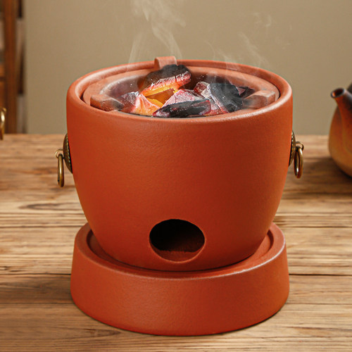 手工红泥炭炉围炉煮茶套装