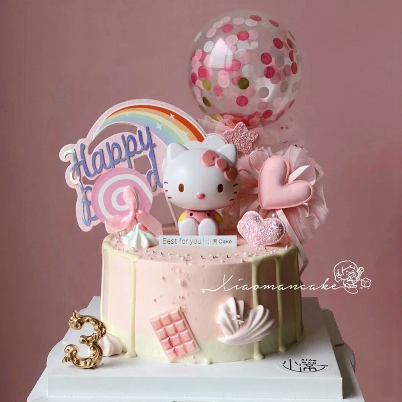 hellokitty蛋糕装饰摆件卡通玩偶车载摆件美乐娣儿童女孩生日玩具,节庆用品/礼品,节日装扮用品,淘宝优惠券,粉丝福利购,淘宝优惠卷