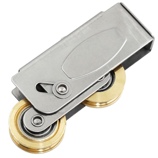 70型铝合金窗户滑轮老式门窗滑轮推拉移窗槽轮五金配件滚轮子下轮