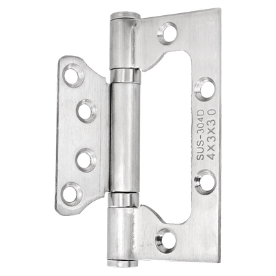 免开槽子母合页加厚不锈钢材质