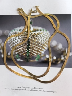 Vintage古着饰品打标素中古项链