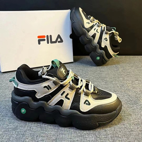 FILA斐乐帕尼尼PANINI男鞋篮球鞋复古运动休闲鞋老爹鞋F12M242605