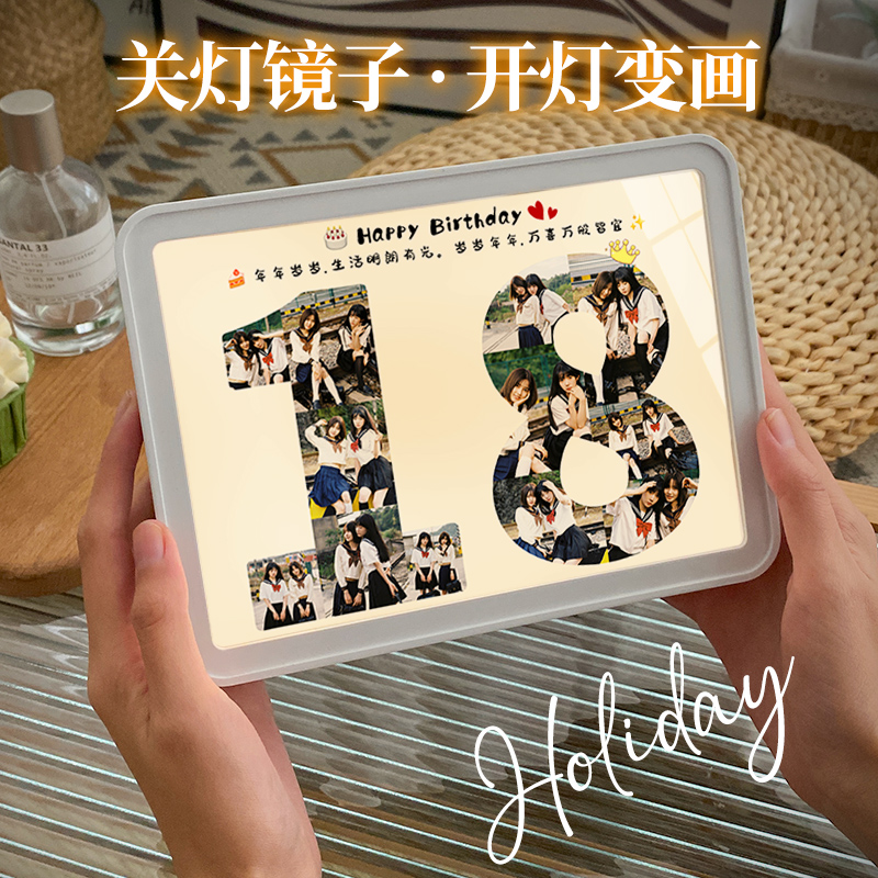 18岁生日成人礼定制相框实用