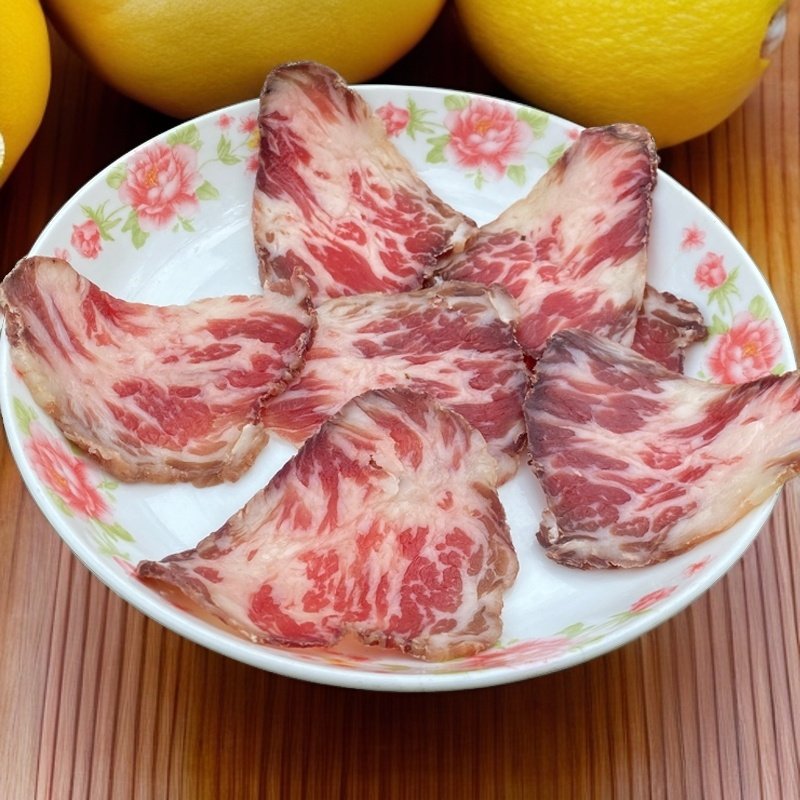 雪花牛肉美食烤肉腌制品肥瘦黄牛腾冲特产500g风干云南牛干巴手撕