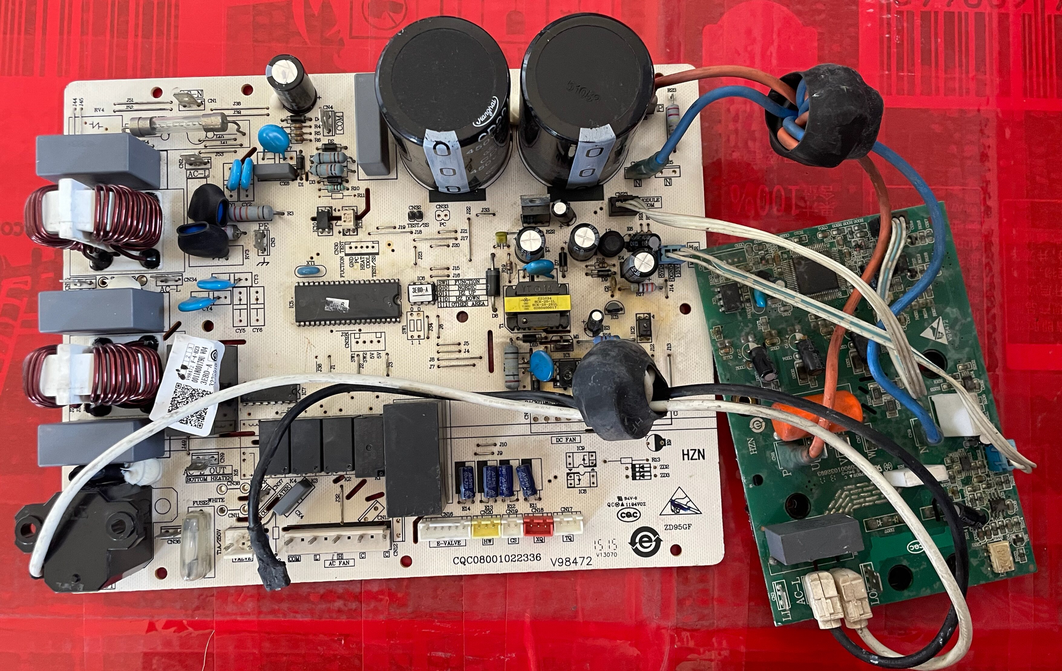 适用于海尔空调KFR-60W-72W/02R2DBP-S3电脑板外机板0011800179U - 实物图