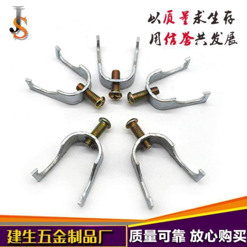 龙骨卡丝杠吊卡钢管固定卡u型管卡kbg电线管铁卡子穿线管连接件