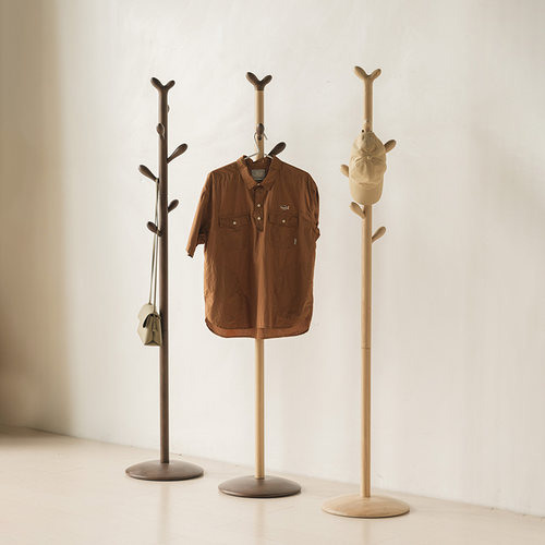 全樱桃木高颜值衣帽架新品特惠