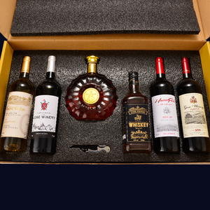 法国进口红酒礼盒装高档送礼赤霞珠干红甜白葡萄酒整箱套装送礼T1