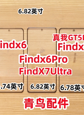 适用OPPO Findx6  FindX7 ULtra pro 真我GT5PRO 曲面盖板  外屏