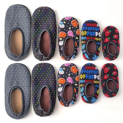 早教地板袜儿童宝宝防滑底袜套成人男女秋冬季加厚加绒学步鞋袜子