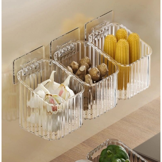 姜蒜收纳盒【方形】卫生间置物壁挂浴室多功能挂篮收纳筐,收纳整理,收纳筐,淘宝优惠券,粉丝福利购,淘宝优惠卷