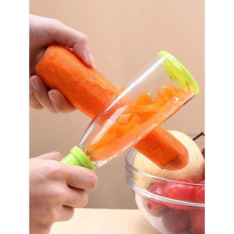 德式削皮器带收纳储存式刮皮刀器多功能收纳削水果用品家用存储式