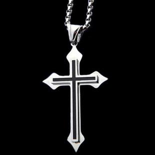 十字架吊坠 ebay热卖 经典 供应合金项饰 情侣项链 货源