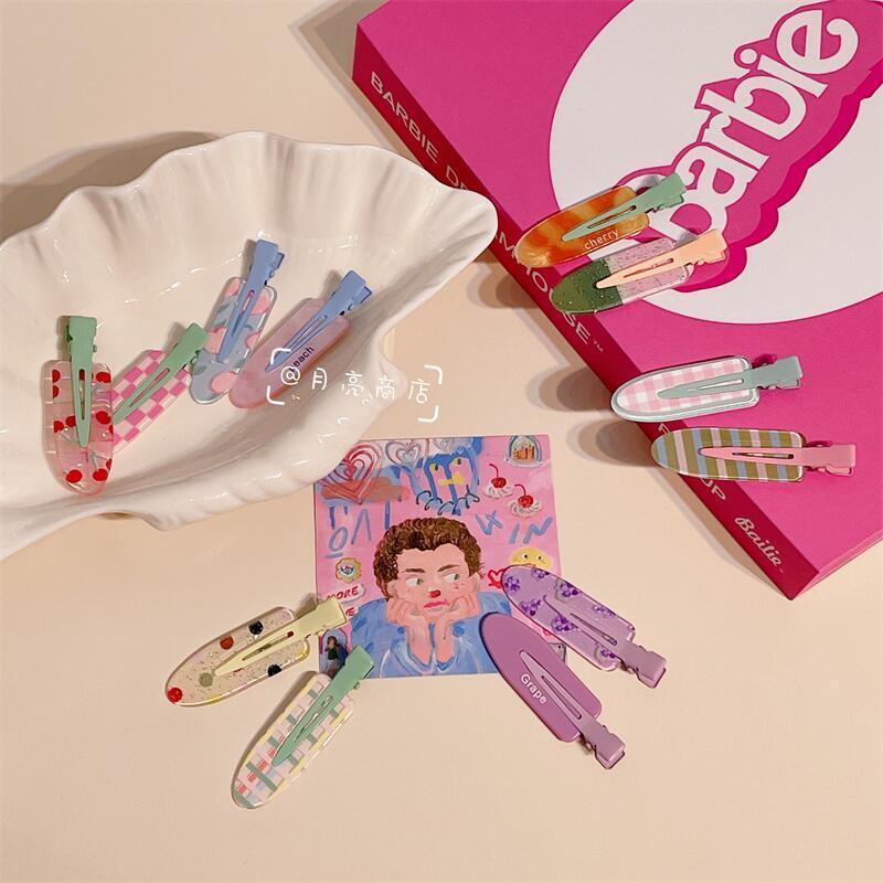 无痕发夹女侧边头发夹子韩国网红头饰刘海小边夹一字发卡鸭嘴卡子