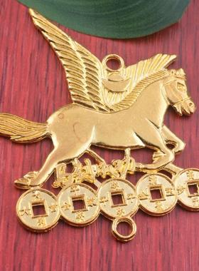 2026马年立体马上有钱马到成功合金饰品配件桌面小摆件钥匙扣挂件