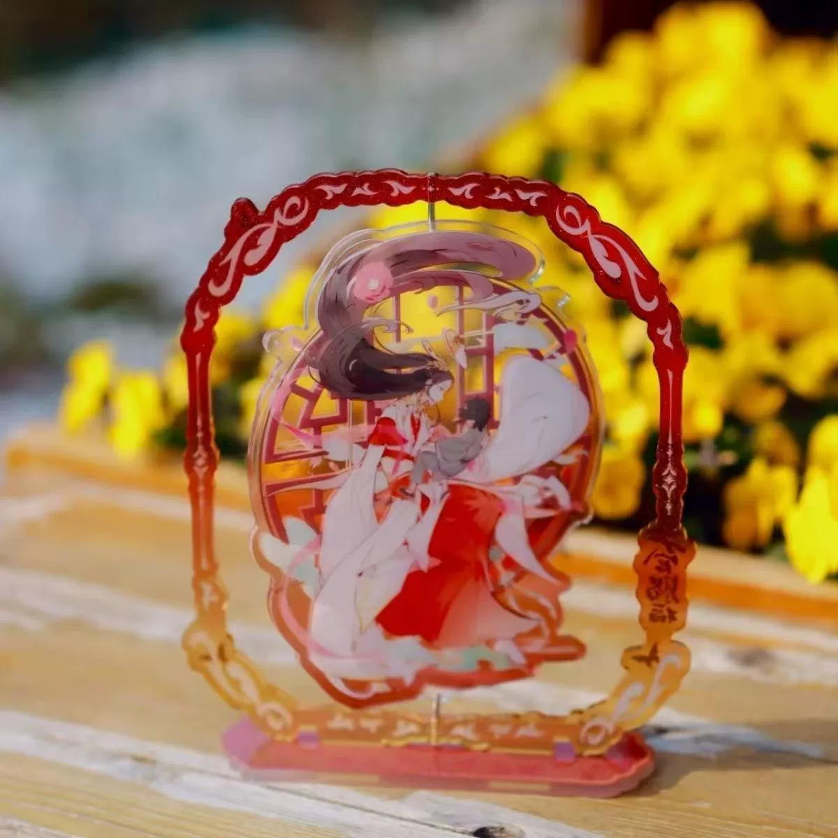 南漫社正版 天官赐福动画 上元惊梦系列 旋转立牌纪念票根摆件