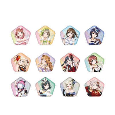 南漫社正版 Lovelive！虹咲学园学园偶像同好会演出系列徽章盲盒