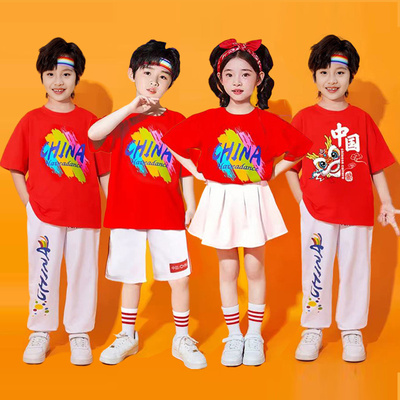 小学生运动会团体合唱开幕式服装