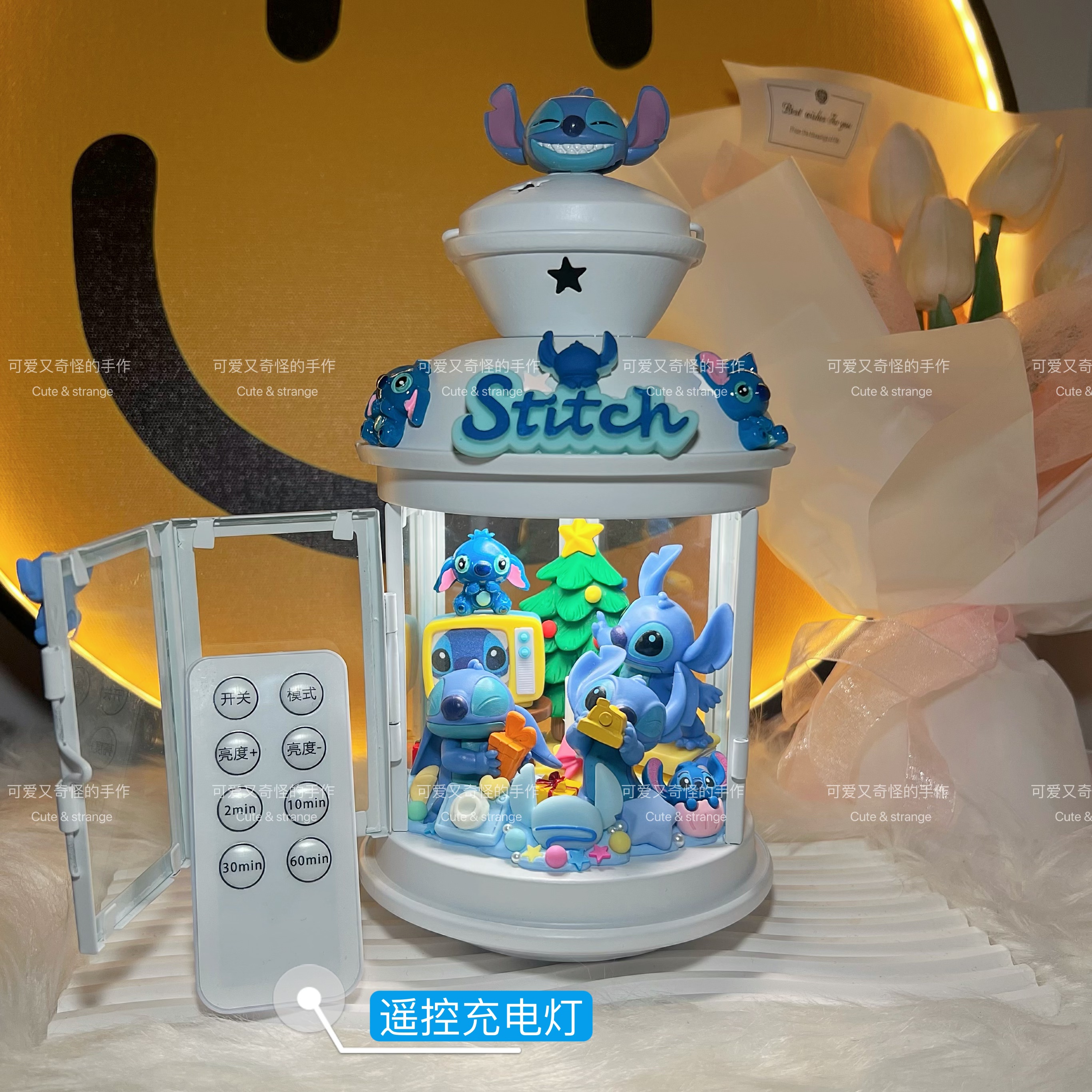 史迪奇创意小夜灯摆件儿童diy生日礼物送男生女生闺蜜同学情人节