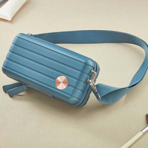 马卡龙配色8寸PP斜跨化妆包旅行收纳包定制礼品便携手拿包厂床笠