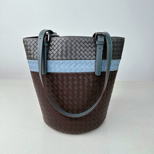 【言姐专享-四免一】百搭手工编织手提托特包22855N 22*19*29cm