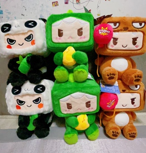 大玩家迷你世界联名款玩偶熊孩子兔美美迷斯拉胖哒毛绒情侣礼物