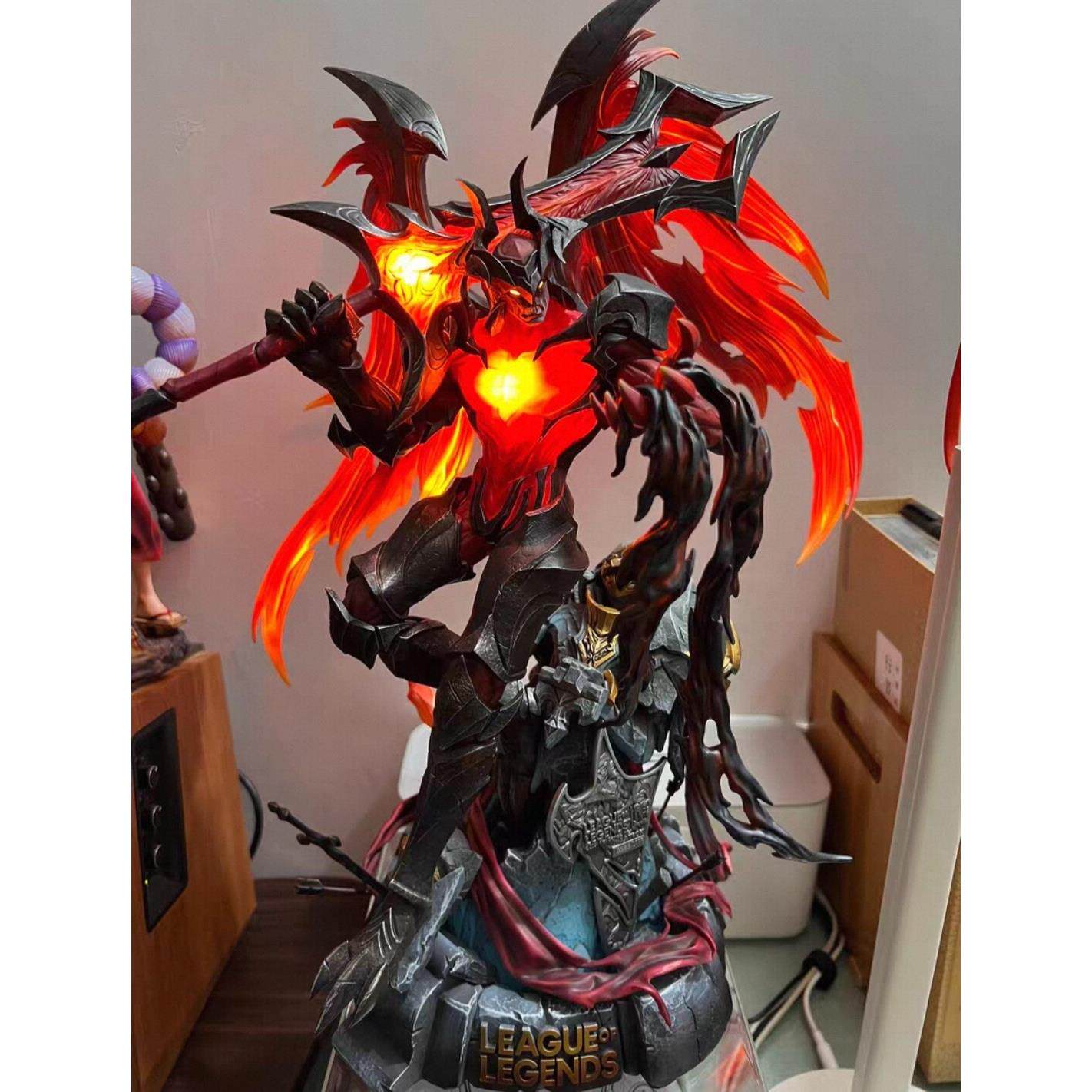 英雄联盟暗裔剑魔集美殿堂LOL发光动画漫手办雕像模型摆件玩具gk