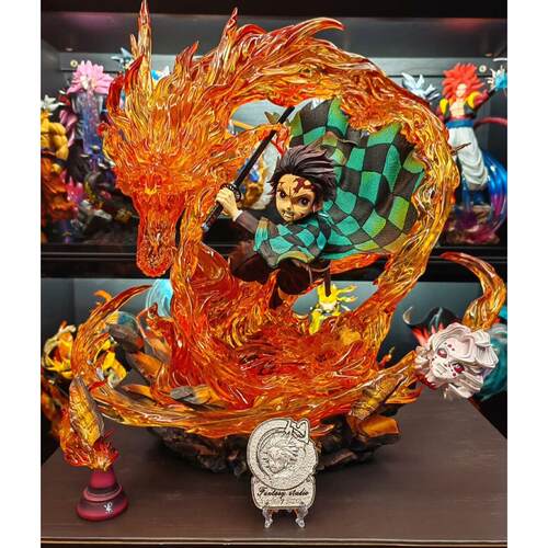 动漫手办雕像模型摆件玩具gk大型鬼灭之刃幻想屋灶门炭治郎帅哥