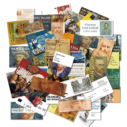 世界名画艺术梵高贴纸