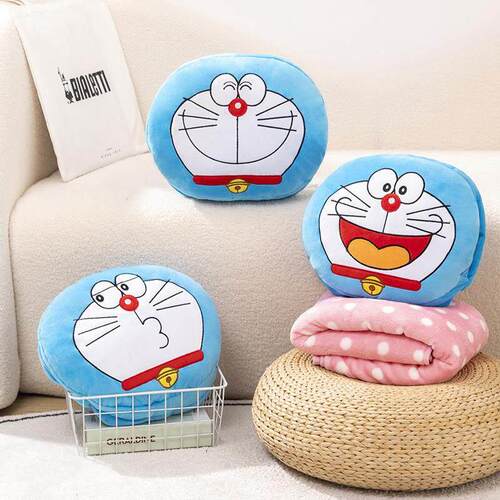 Cartoon Dingdang Cat Nap Pillow Blanket Air Conditioning Qui
