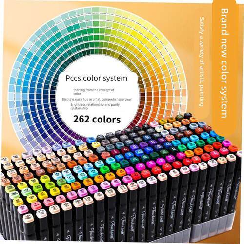 Marker pen 100 color suit animation cartoon 48 color touch a