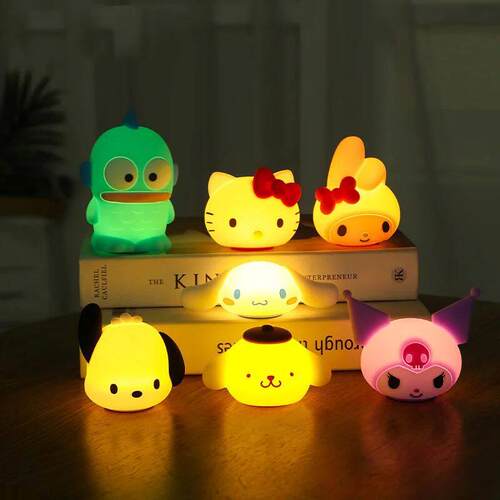 Small Kawaii Kuromi My Melody Cinnamoroll Night Light