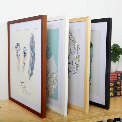 A A Wooden Frame Black White Color Photo Frames for Wall Ar