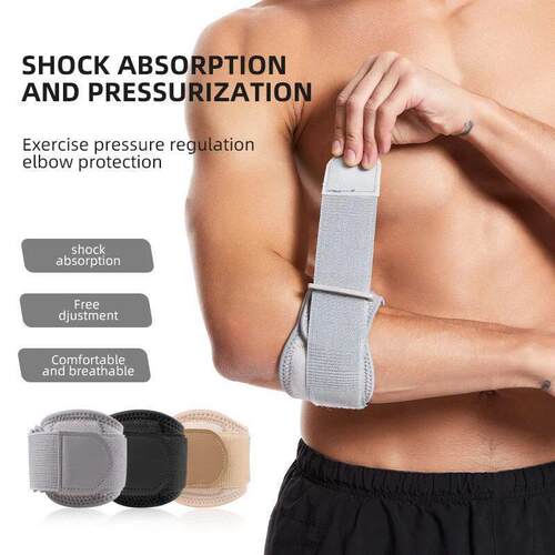 Adjustable Tennis Elbow Support Brace Guard Pads Golfer