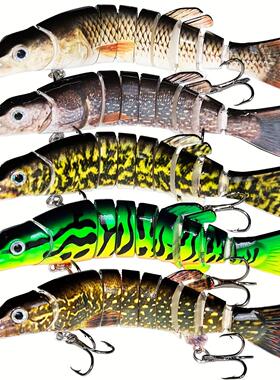 Proaovao 7-19g Swimbait Pike Wobblers Crankbait Fishing Lure