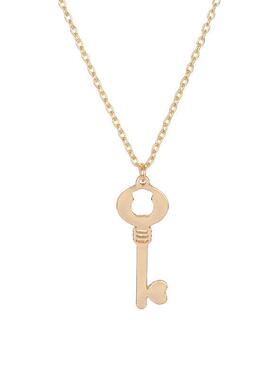 Fashion Bear Love Key Necklace Women