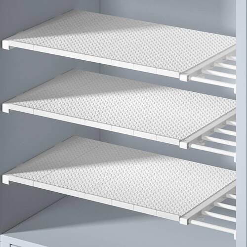 Adjustable Closet Organizer Storage Shelf Wall Mounted DIY