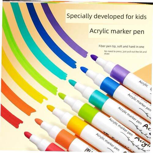 acrylic marker pen 丙烯马克笔肤色丙烯笔 diy paint