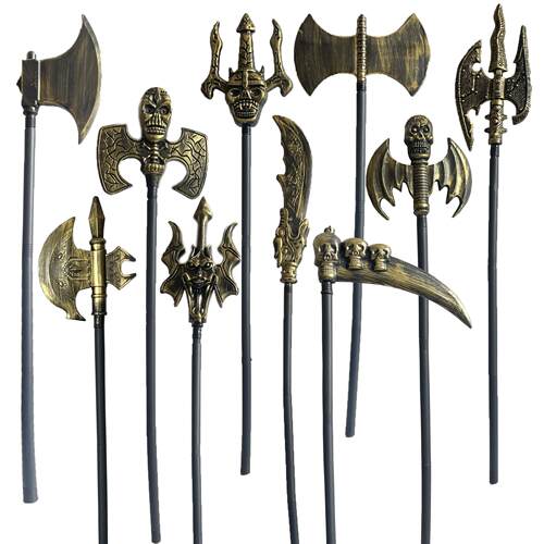 Halloween weapon equipment Scythe Trident axe stage Cosplay