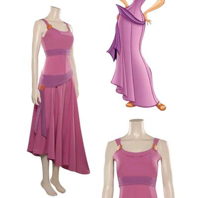 Megara Cosplay Costume Ceremonial Dress Belt Outfits
