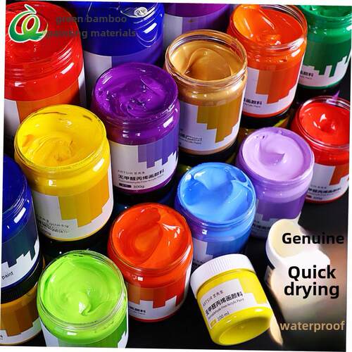 mali 500 acrylic paint white black 300 gold bottle waterproo