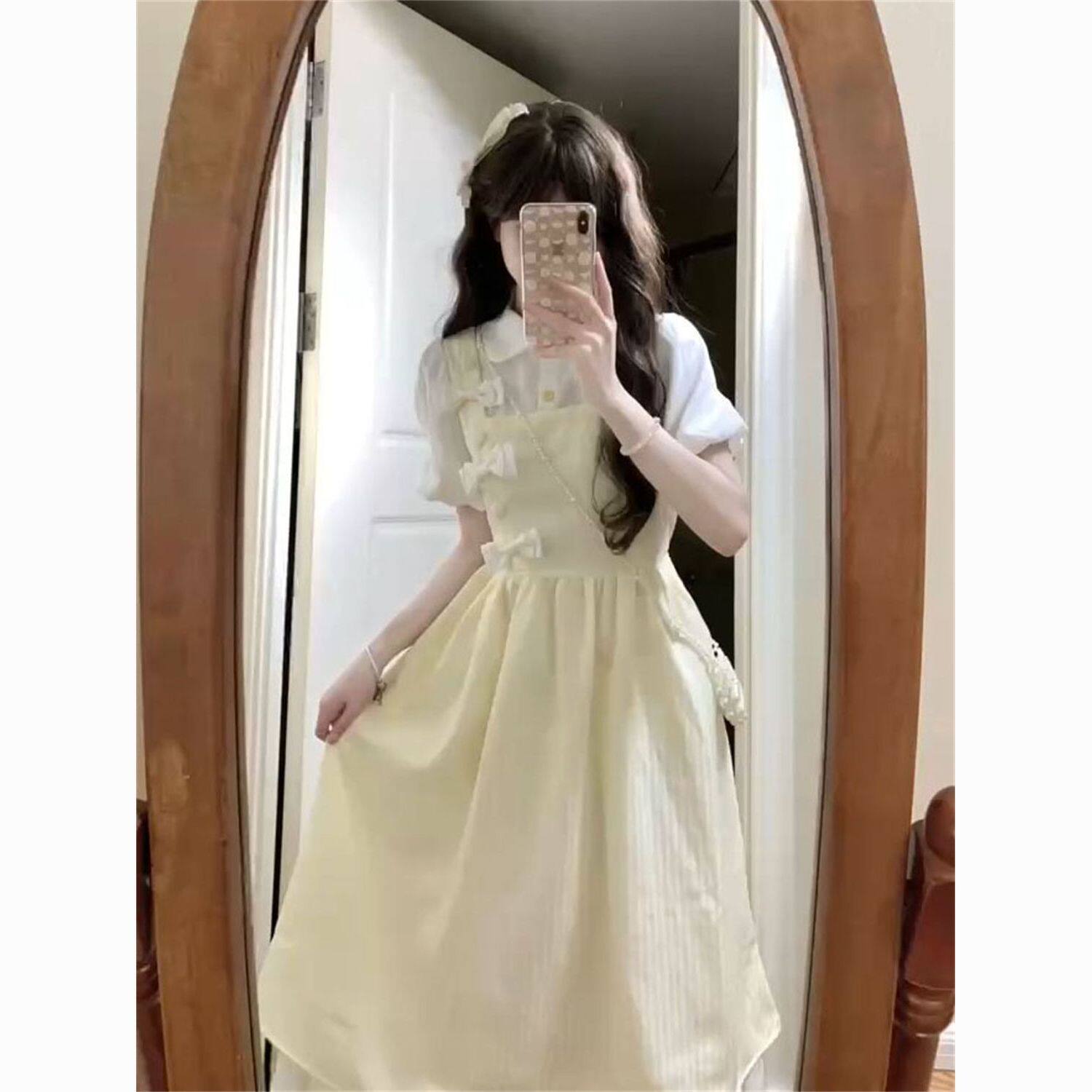 韩版小众设计感连衣裙